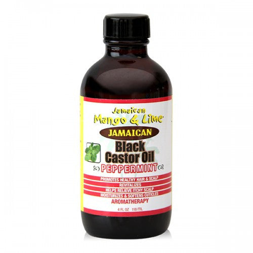 Jamaican Black Castor Oil (Peppermint) 4oz - Hair Junki