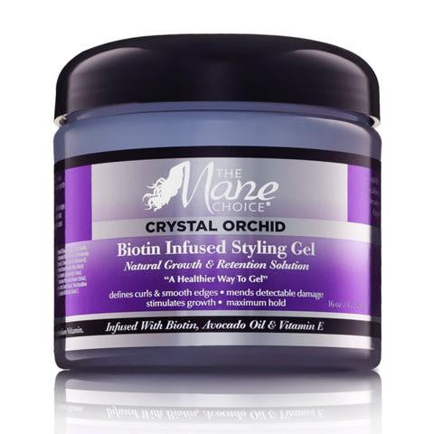 Crystal Orchid Biotin Infused Styling Gel - Hair Junki
