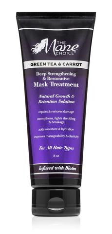 Green Tea & Carrot Deep Strengthening & Restorative Mask Treatment - Hair Junki