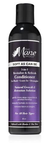 Soft As Can Be Revitalize & Refresh 3-in-1 Co-Wash, Leave In, Detangler - Hair Junki