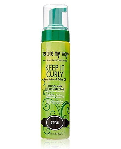 Texture My Way Keep it Curly Stretch and Set Styling Foam - Hair Junki