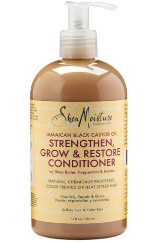 SHEA MOISTURE JAMAICAN BLACK CASTOR OIL STRENGTHEN, GROW & RESTORE CONDITIONER - Hair Junki