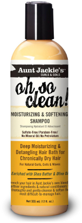 AUNT JACKIE’S OH SO CLEAN! Moisturizing & Softening Shampoo - Hair Junki